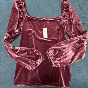 NWT gap Velvet top